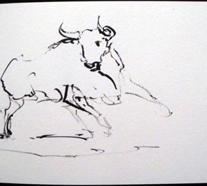 2011-montebello-sketchbook59-corrida-arles-13x20cm-worksonpaper-IMGP7531