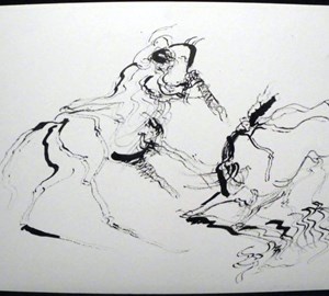 2011-montebello-sketchbook63-corrida-arles-24x32cm-worksonpaper-IMGP7645
